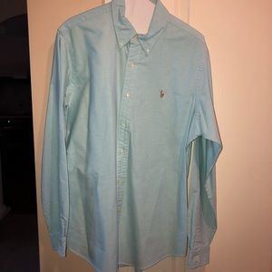 Ralph Lauren Men’s Light Green Long Sleeve Shirt Size Large